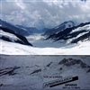 Aussicht vom Jungfraujoch Richtung Aletschgletscher