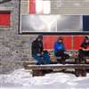 Planurahütte SAC, Verpflegung mit Freunden aus dem Tirol