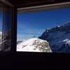 Landeplatz direkt vor dem Gletscherhotelfenster - Planurahütte SAC mit Tödi